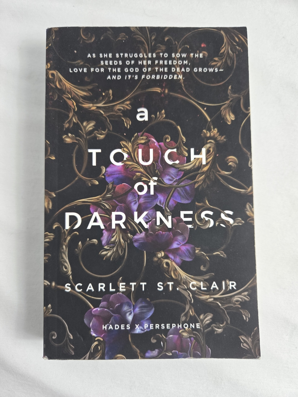 A Touch of Darkness Scarlett St. Clair Paperback Hades Persephone Romantasy Book